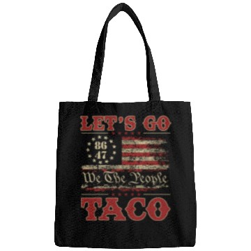 Discover Let’s Go Taco American Flag Bags