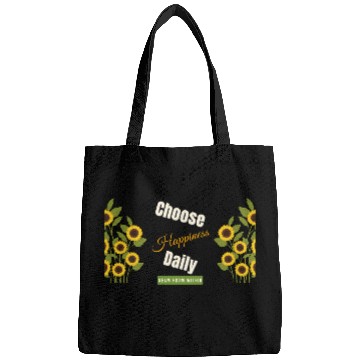 Discover Choose Happiness Sunflower - Daily Positivity Bags
