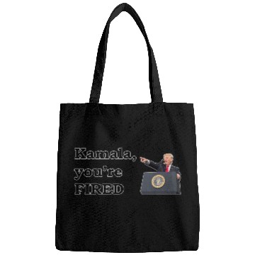 Discover Trump fires Kamala Bags