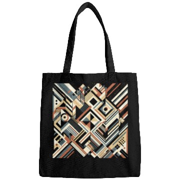 Discover Earthy Geometric Pattern Bags