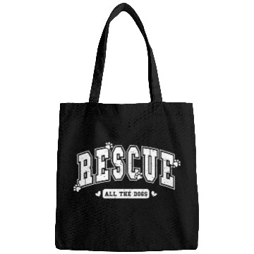 Discover Rescue all the dogs Bags