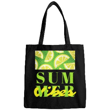 Discover Lemon Fresh Summer Mood – Minimalist Citrus Art Bags