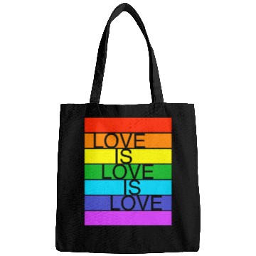 Discover Love is Love is Love Bags