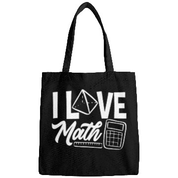 Discover Math Teacher I Love Math Geometric Vibes Bags