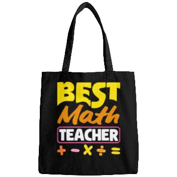 Discover Math Teacher Best Math Educator Design Bags