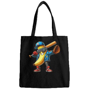Discover Banana Playing Fruit Lover Cute Banana Player Bags