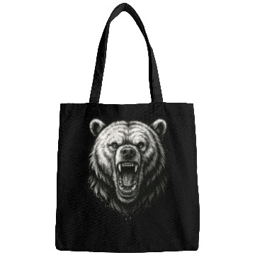 Discover Fierce Roaring Bear Head Bags – Bold Wilderness