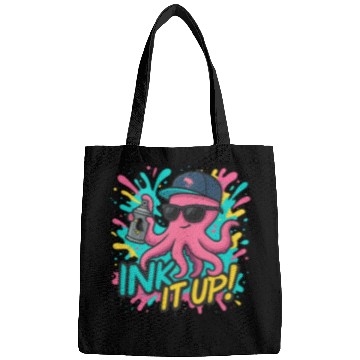 Discover Ink It Up – Cool Graffiti Octopus Street Art Desig Bags