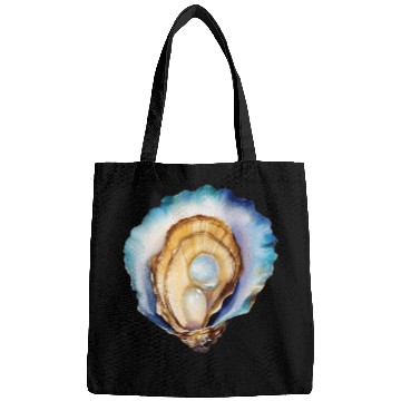 Discover Watercolor Oyster Shell Bags