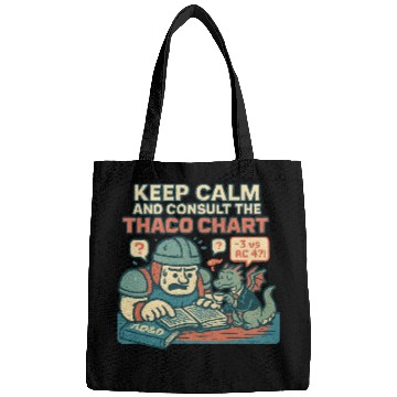 Discover Keep Calm THAC0 Bags