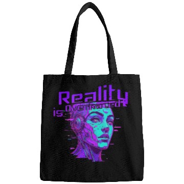 Discover Reality is Overrated – Vaporwave Cyberpunk Bags
