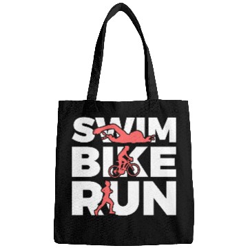 Discover Swim Bike Run Repeat Bags