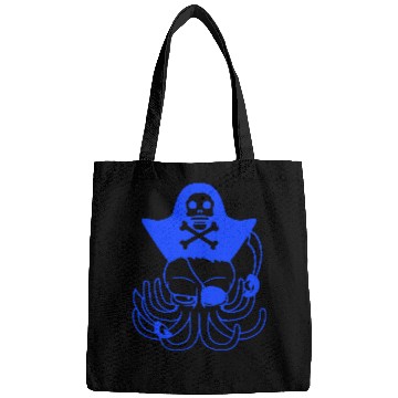 Discover Octopus pirate crew captain sailor buccaneer sail Bags