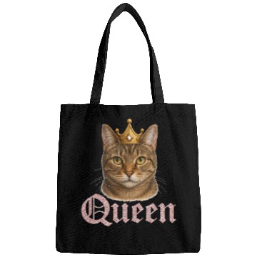 Discover Queen Cat with Crown Bags