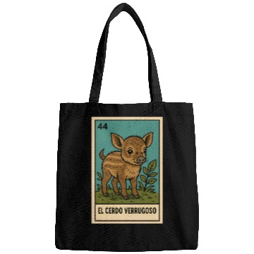 Discover EL CERDO VERRUGOSO - THE WARTY PIG - LA LOTERÍA Bags