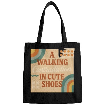 Discover A Walking Contradiction in Cute Shoes - Retro Bags