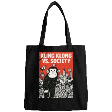 Discover Kling Klong vs. Society – Protest Ape Bags