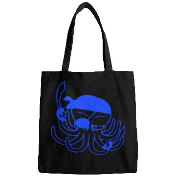 Discover Octopus pirate crew captain sailor buccaneer sail Bags