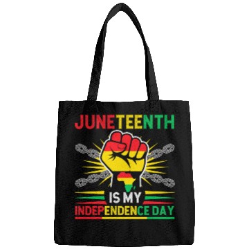 Discover Juneteenth Is My Independence Day 1865 Freedom Day Bags