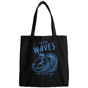 Discover Catch Waves Beach Vacation Bags