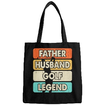 Discover Father husband golf legend Bags