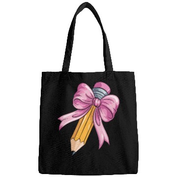 Discover Teacher Coquette Bow Pencil Bow Bags