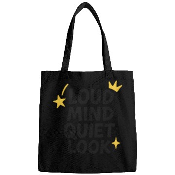 Discover Loud Mind Quiet Look | Minimalist Streetwear Bags