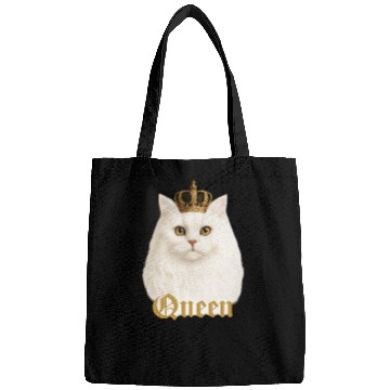 Discover White fluffy Queen Cat Bags