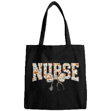 Discover Registered Nurse Coquette Bow Floral Bags