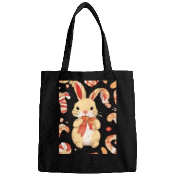 Discover Candy Cane Bunny – Cute for Bags, Onesies, Mugs
