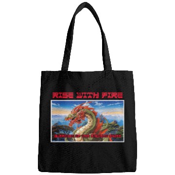 Discover Rise With Fire Guardian Dragon Roaring Bags