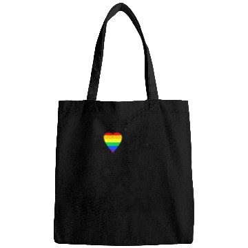 Discover Rainbow Heart I Love My Gay Ex-Husband LGBTQ+ Ally Bags