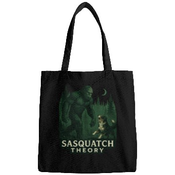 Discover YOWIE BARKING AT SASQUATCH Bags