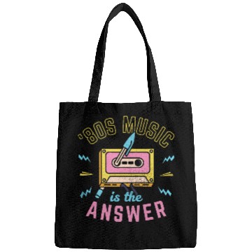 Discover 80s Music Is The Answer Bags