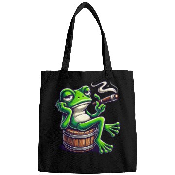 Discover Chill Frog With Cigar Bags