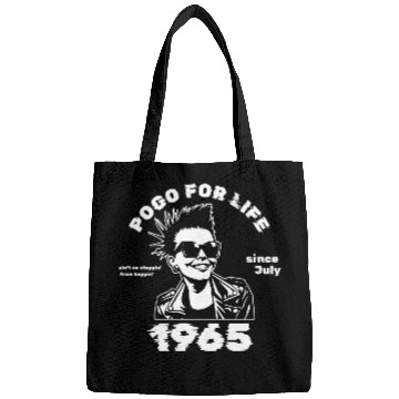 Discover 60th Birthday Pogo For Life Since 07/1965 Bags