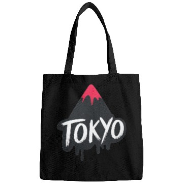 Discover Tokyo Text Design Bags