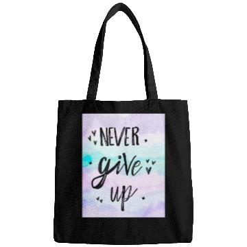 Discover Never Give Up Minimalist Bags