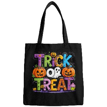 Discover Trick or Treat Halloween Ghost Pumpkin Bags