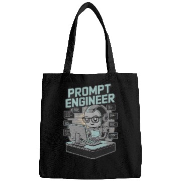 Discover Prompt Engineer AI Robot Programmer Tech Nerd Bags