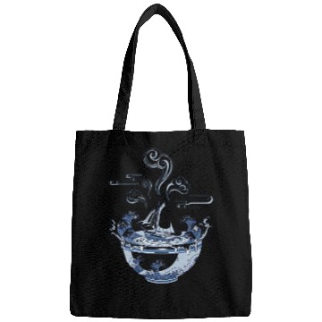 Discover Storm in a Teacup - Nautical Art Bags