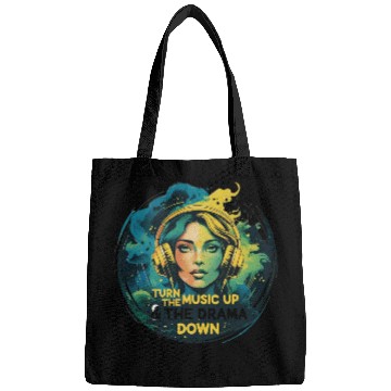 Discover Turn the Music Up & the Drama Down Bags