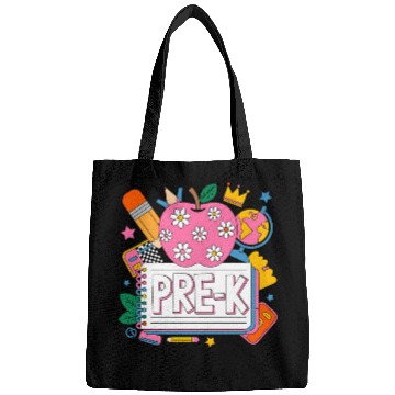 Discover Pre K Teacher Back To School Apple Notebook Bags