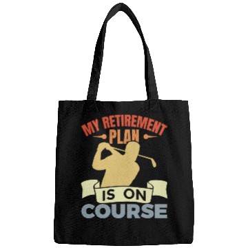 Discover Funny Golfer Retirement Plan Bags