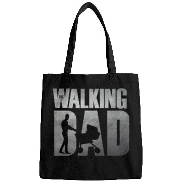 Discover The Walking Dad Funny Father Design Bags