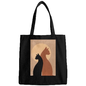 Discover comfy elegant cat design Bags,cat and her shadow