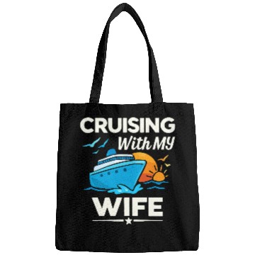 Discover Cruising With My Wife Ship Sunset Bags