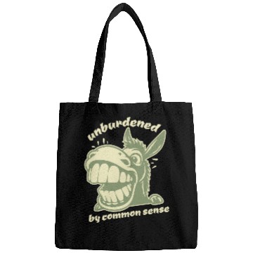 Discover kamala donkey - Unburdened by common sense Bags