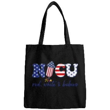 Discover NICU Patriotic Red White Babies Bags