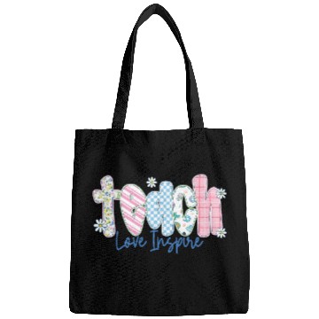 Discover Preppy Teacher Teach Love Inspire Bags